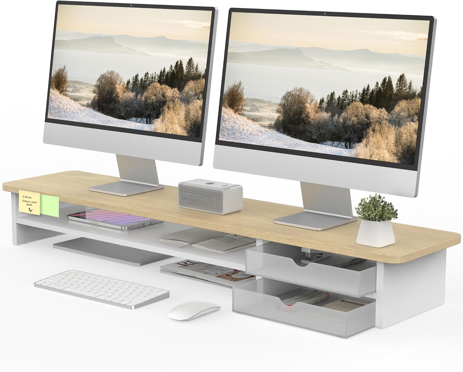 Monitor Riser Stand - Monitor Stand, Dual Monitor Riser, 42.5inch