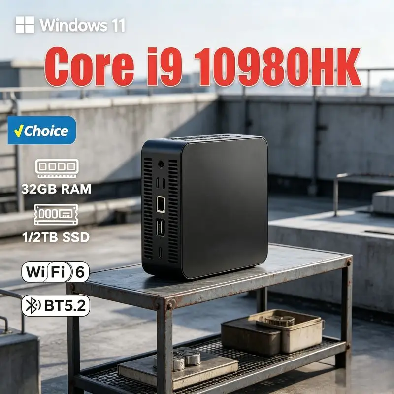 Home Office Windows - 2026 Mini PC Core I9 10980HK