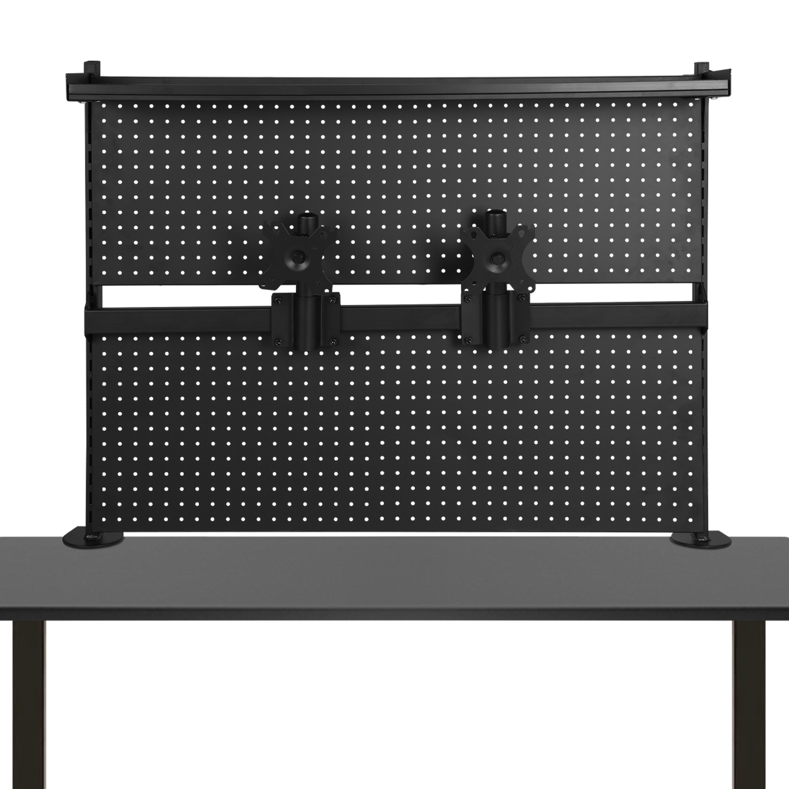 Monitor Riser Stand - Monitor Stand Organizer Pegboard Metal Shelf