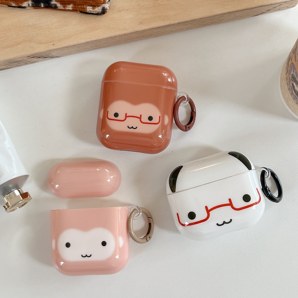 Home Office Microsoft - Funng Cute Glasses-wearing Little Animal Glossy