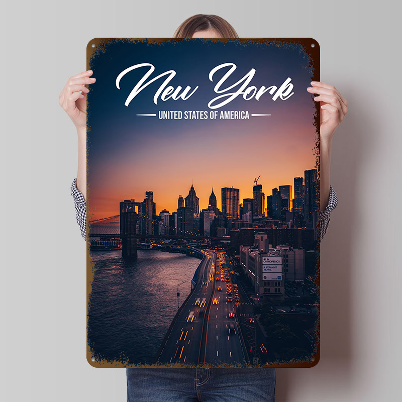 Home Office York - New York Printed Poster Customized Wall