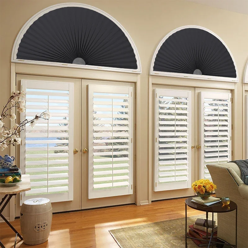 Home Office Windows - 1PC Self-adhesive Pleated Blinds Bathroom Balcony