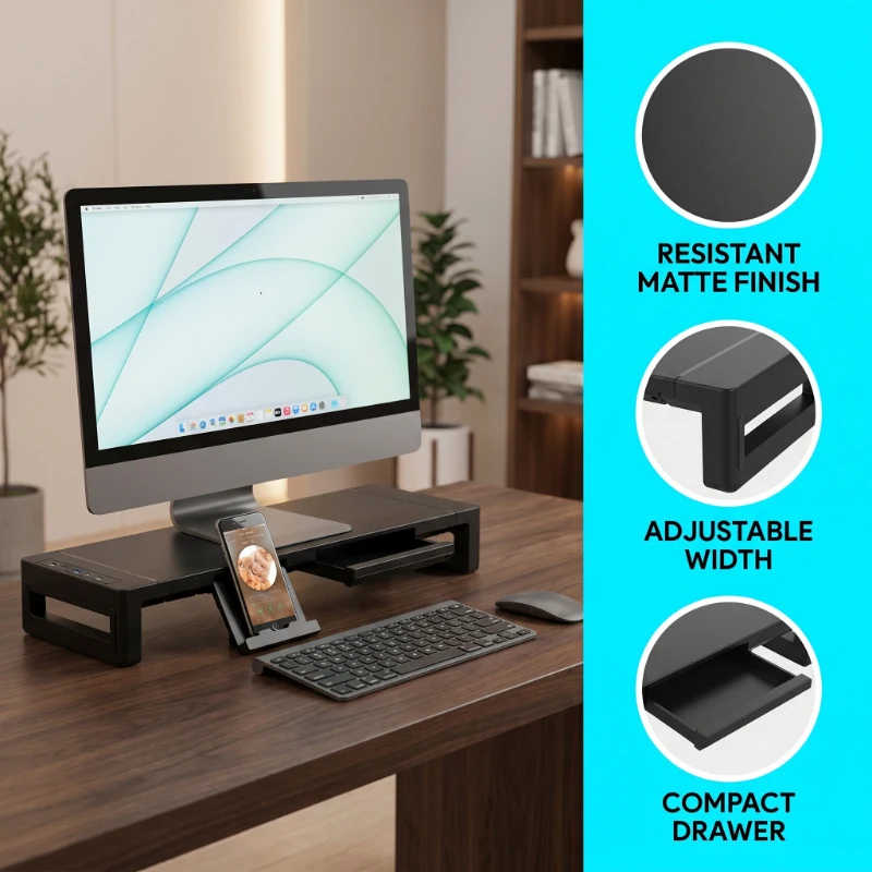 Height Adjustable Foldable Hou - Monitor Riser Stand avis et prix