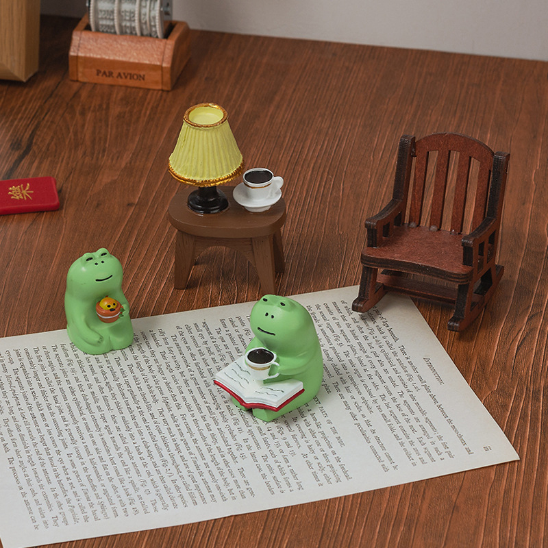 Cartoon Frog Rocking Chair Tab - Home Office Freelancer avis et prix