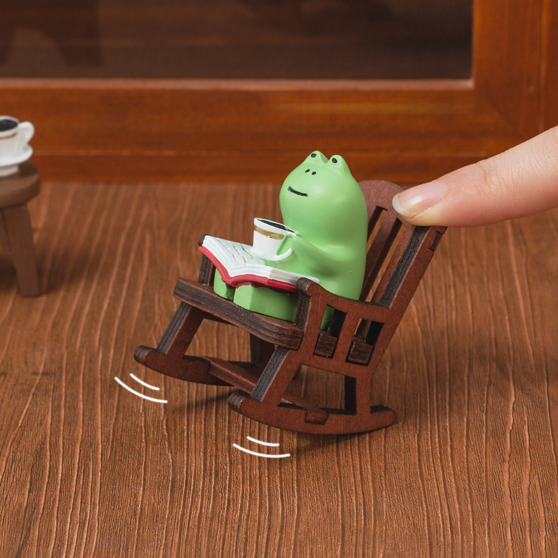 Cartoon Frog Rocking Chair Tab - Home Office Freelancer avis et prix