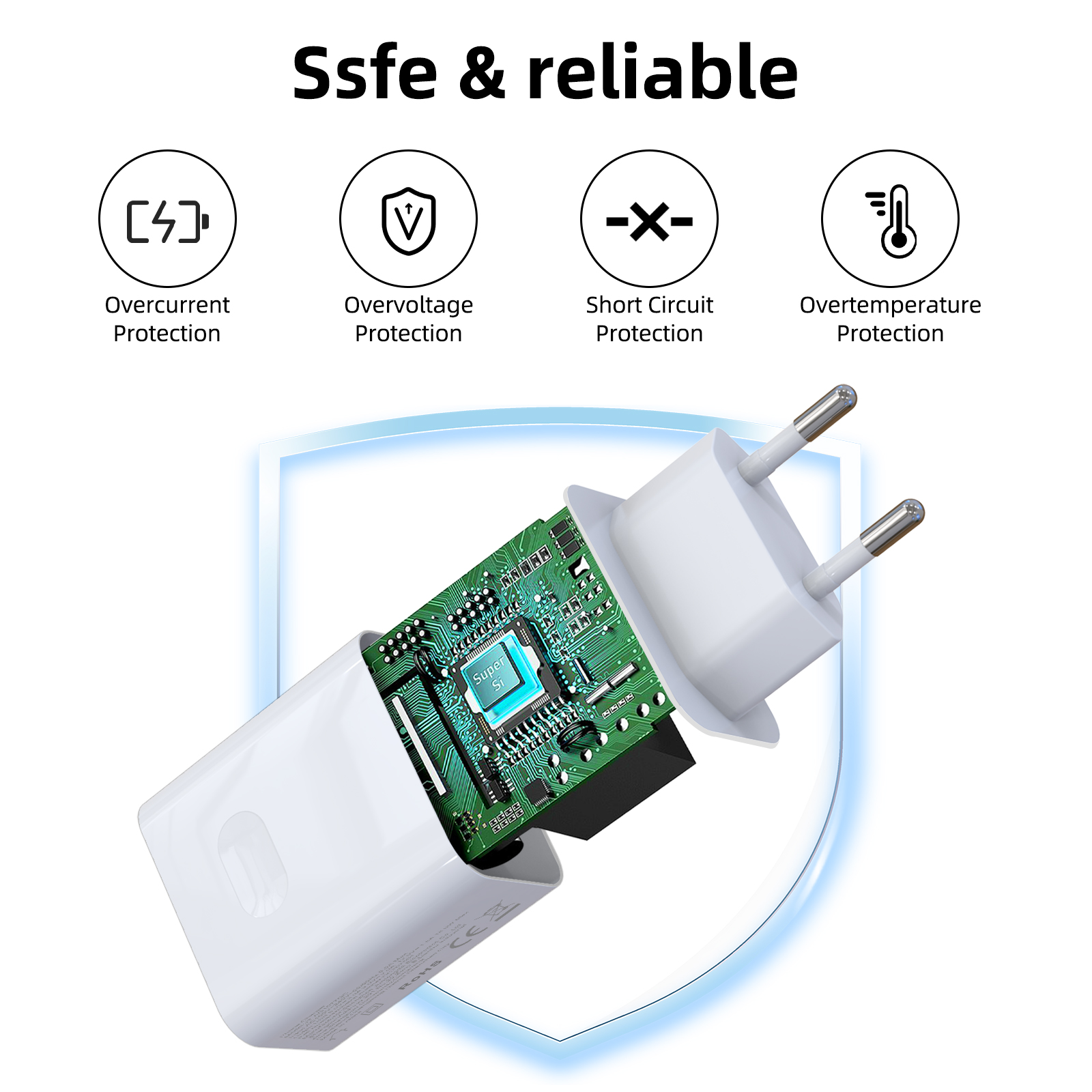 EU 18W QC3.0 Fast USB Wall Cha - Home Office Vivo avis et prix