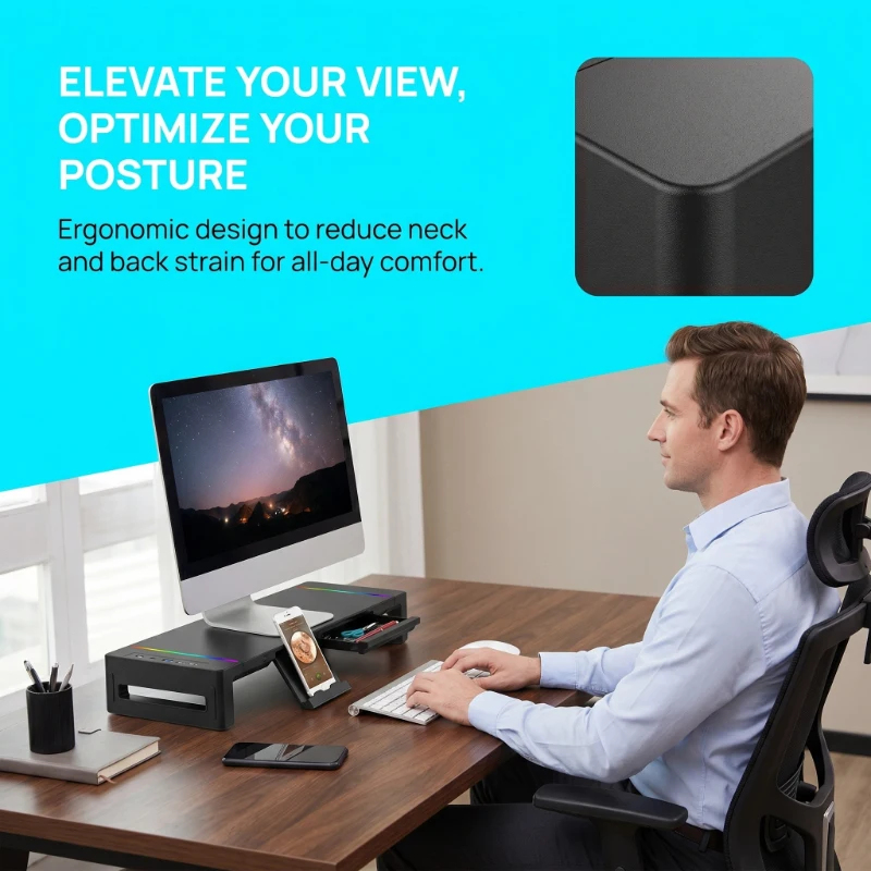 Monitor Stand Riser, With Fold - Monitor Riser Stand avis et prix