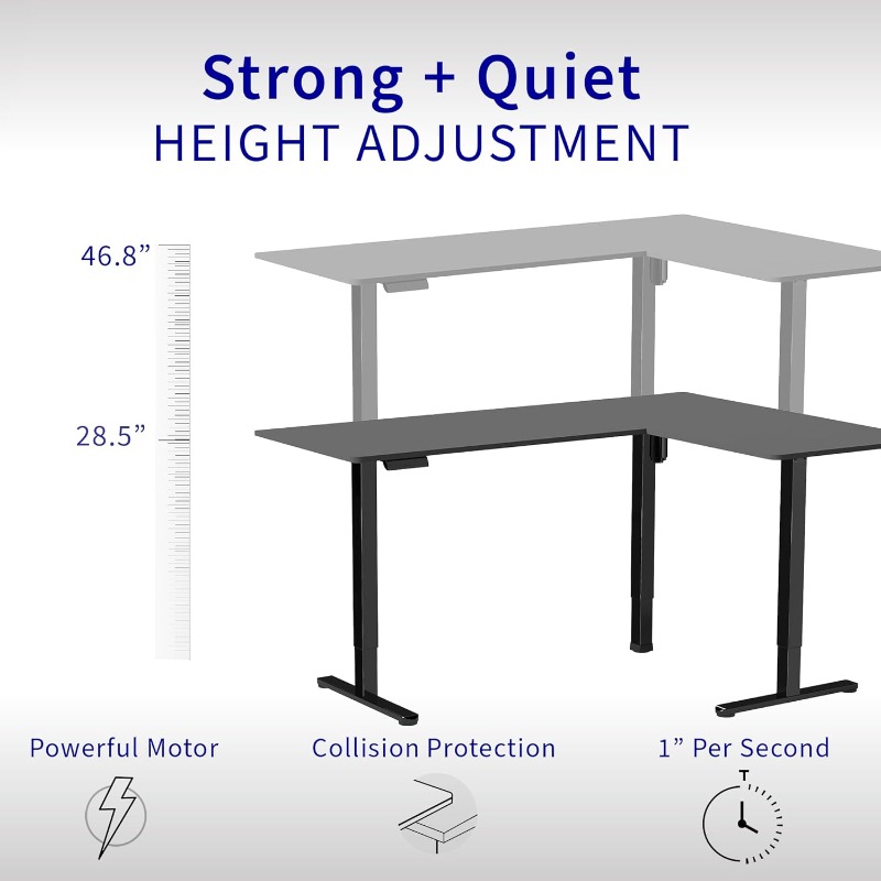 VIVO Corner Standing Desk Reve - Home Office Vivo avis et prix