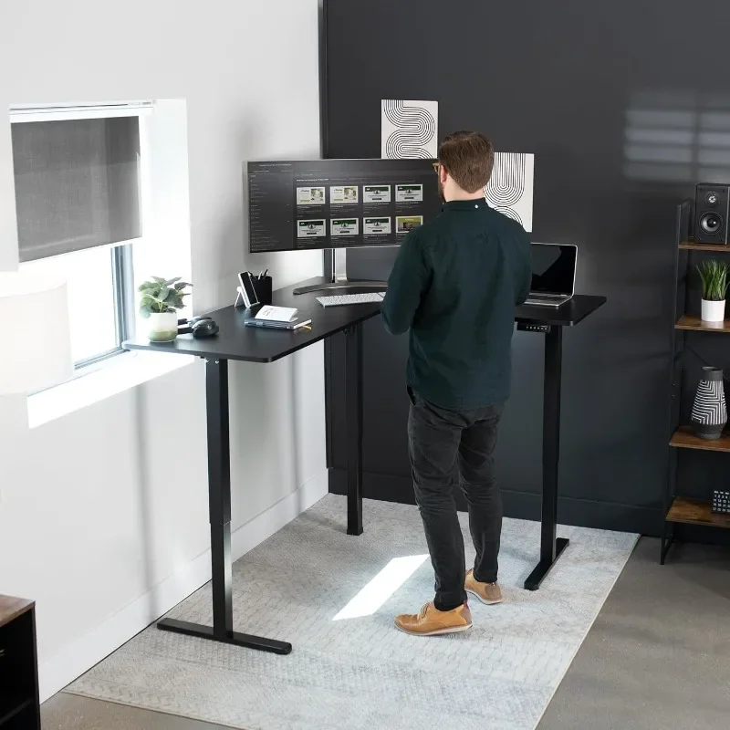 VIVO Corner Standing Desk, 63  - Home Office Vivo avis et prix
