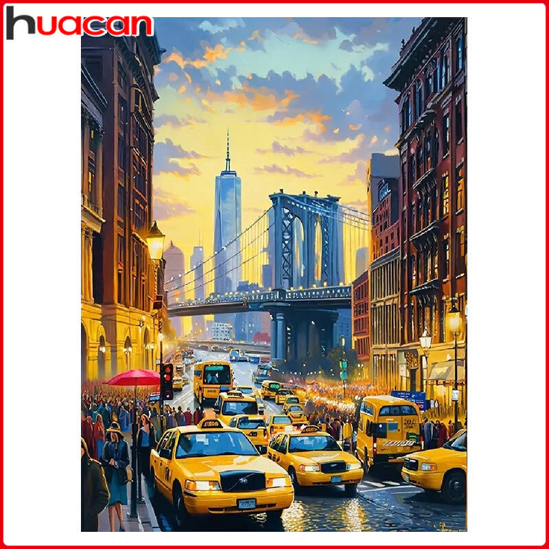 HUACAN Diamond Painting New Yo - Home Office York avis et prix