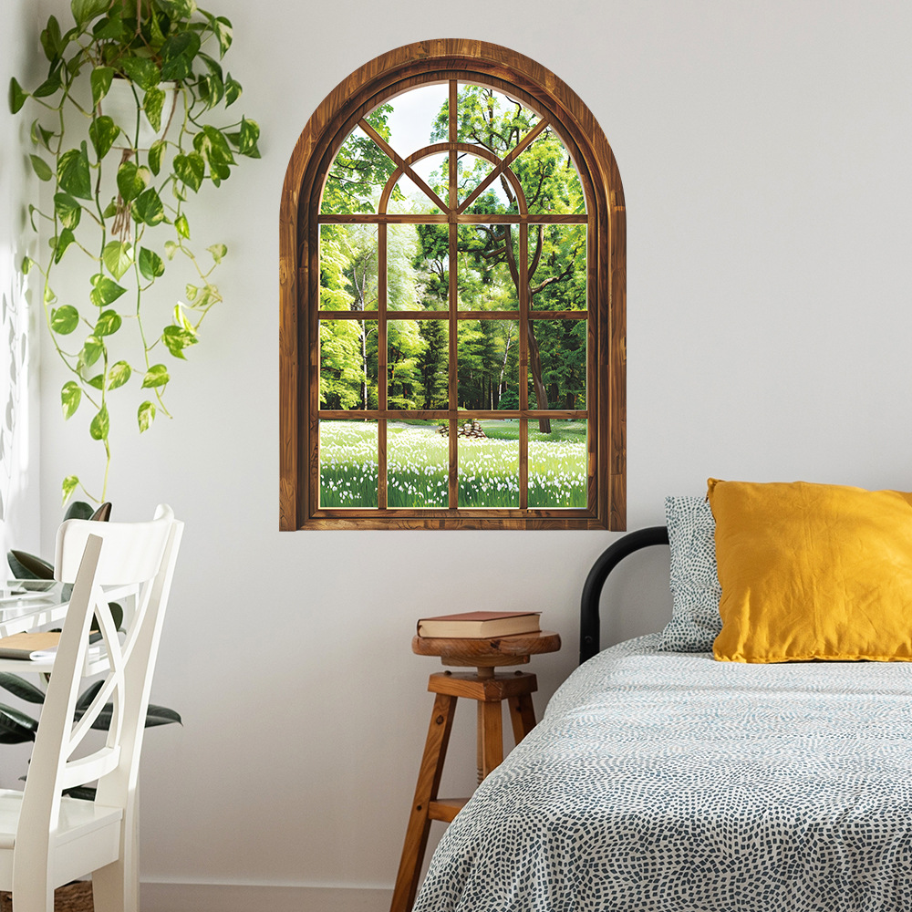 Fake Window Wall Stickers Plan - Home Office Windows avis et prix