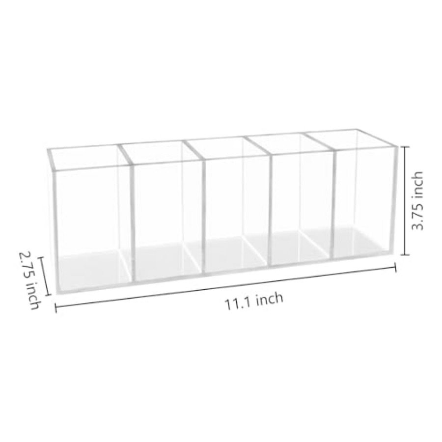 Acrylic Clear Pen Holder 5 Com - Pen Holder Organizer avis et prix