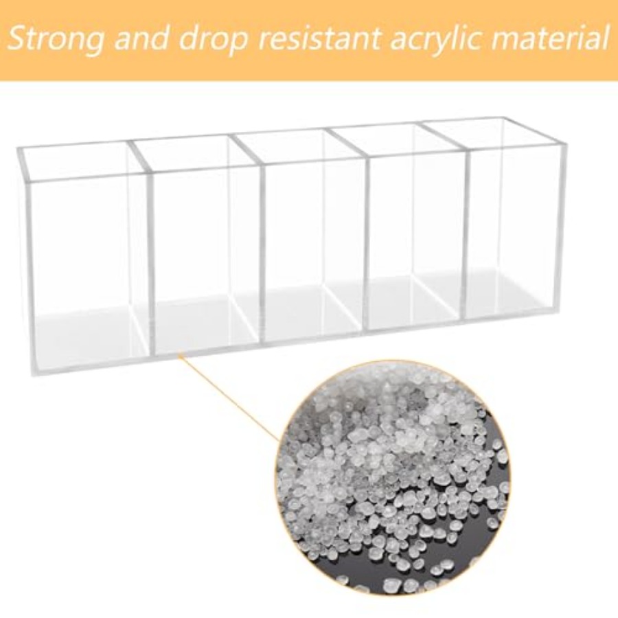 Acrylic Clear Pen Holder 5 Com - Pen Holder Organizer avis et prix