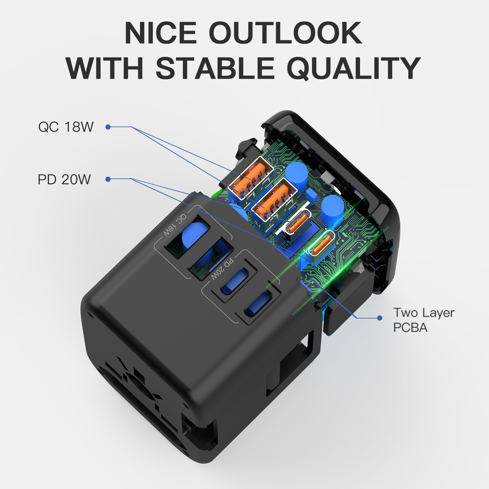 20W Smart Overload Protection  - Home Office Vivo avis et prix