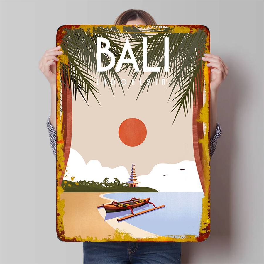 Bali Indonesia Scenery Metal W - Home Office Bali avis et prix