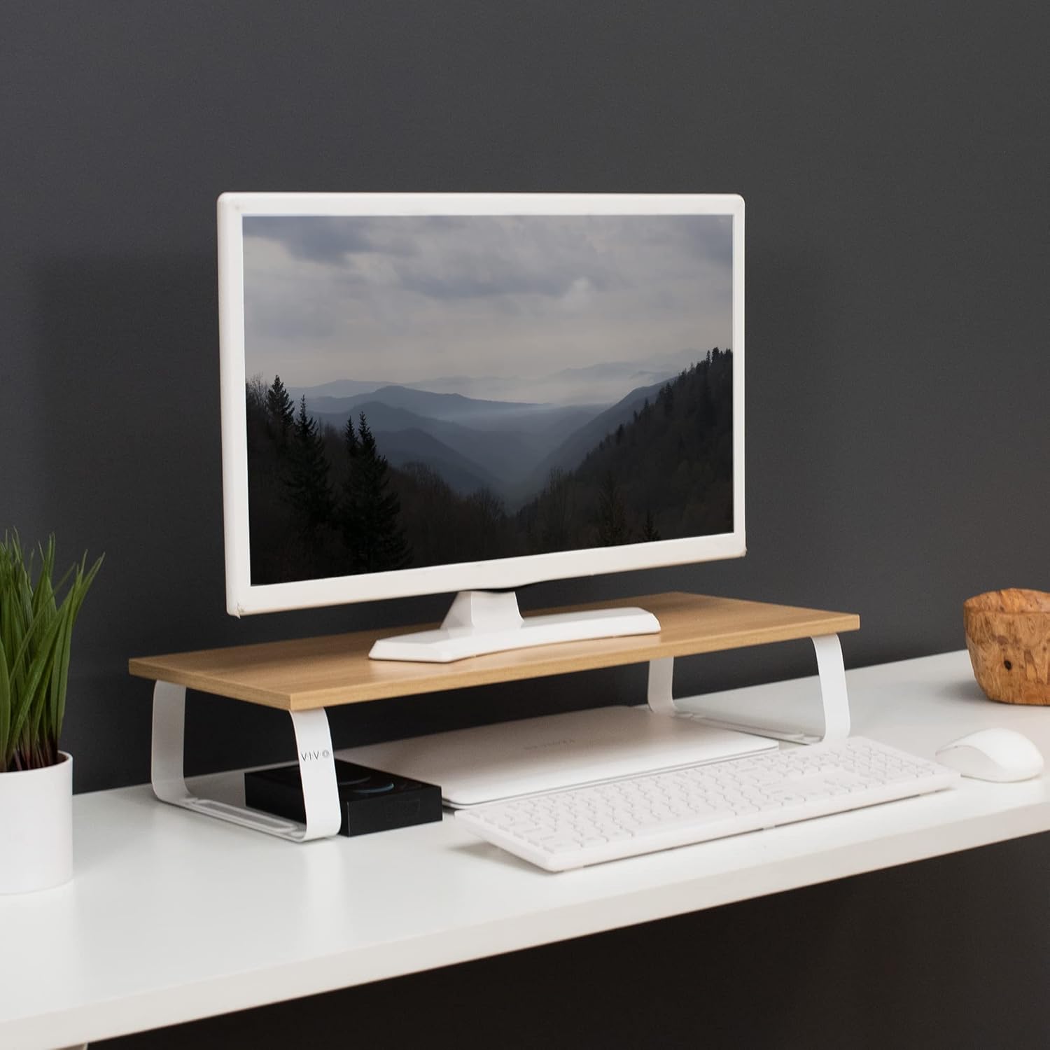 24 inch Monitor Stand, Wood an - Monitor Riser Stand avis et prix