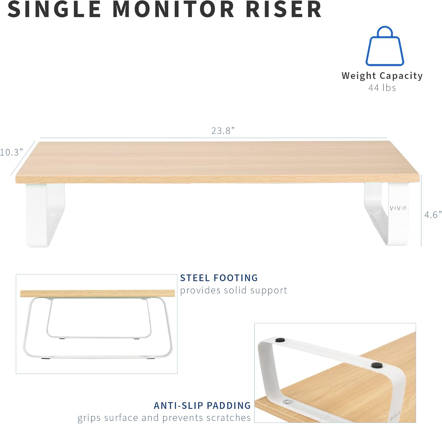 24 inch Monitor Stand, Wood an - Monitor Riser Stand avis et prix