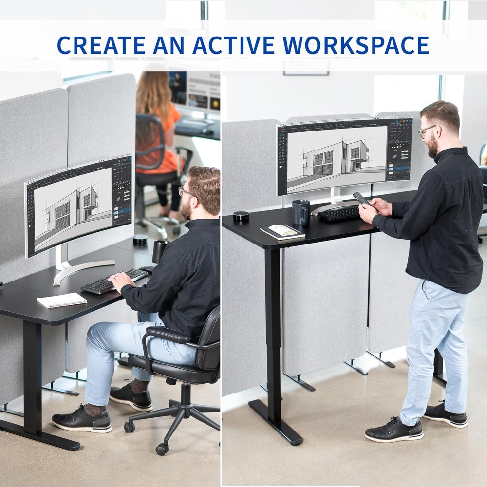 VIVO Electric 60 x 24 inch Sta - Home Office Vivo avis et prix