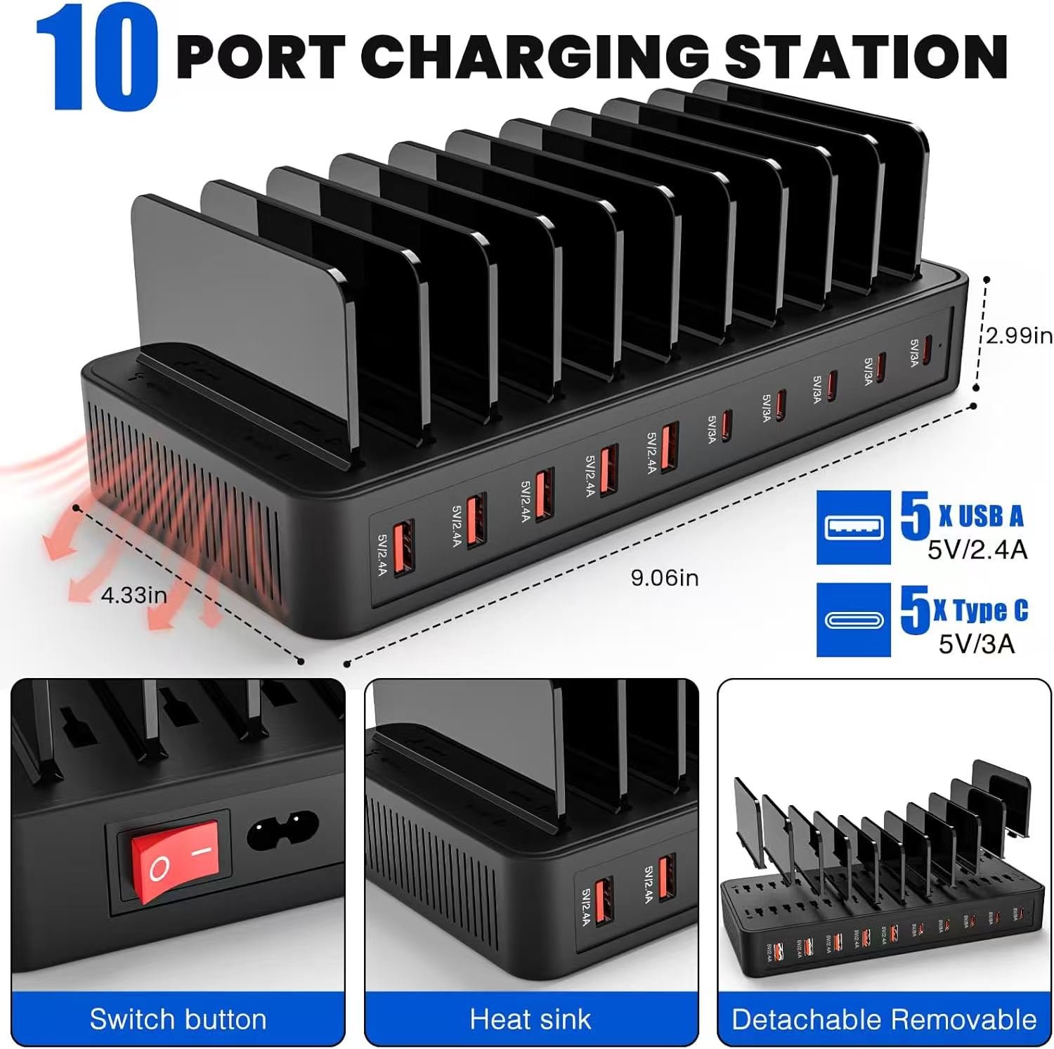 100W Multi-Functional Charger  - Home Office Vivo avis et prix