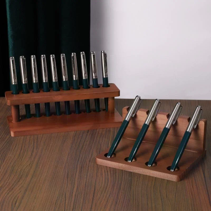 Walnut Wood Test Tube Rack Mul - Pen Holder Organizer avis et prix