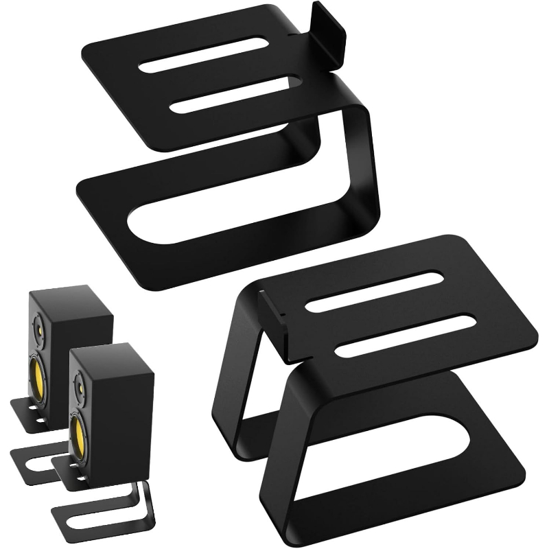 2pcs lot Desktop Speaker Stand - Monitor Riser Stand avis et prix