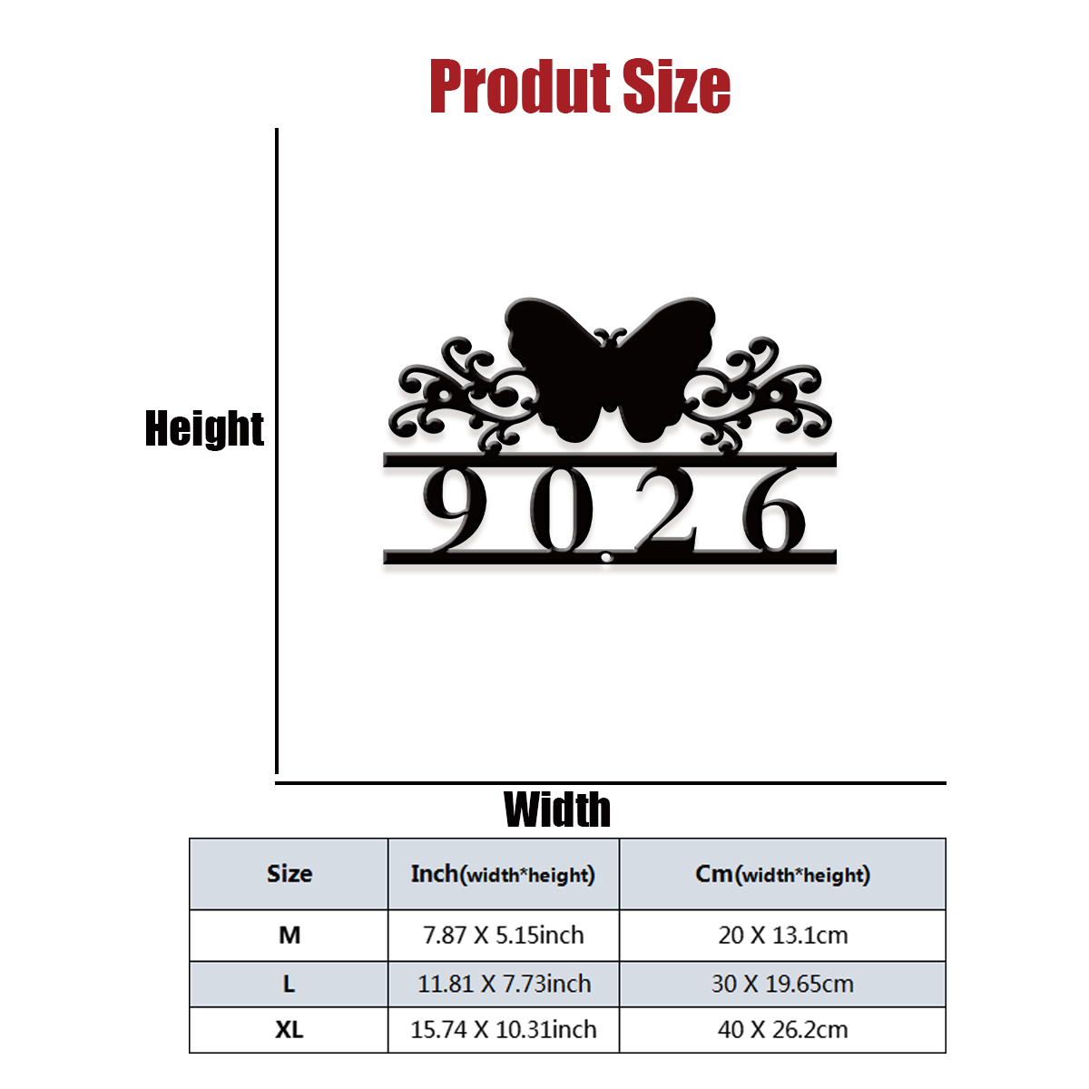 1Pc Custom butterfly Metal Str - Home Office Windows avis et prix