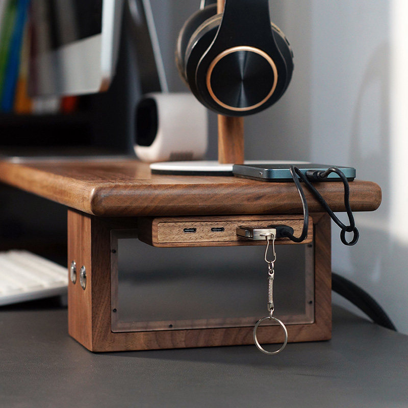 USB 3.2 Hub with Self-Adhesive - Monitor Riser Stand avis et prix