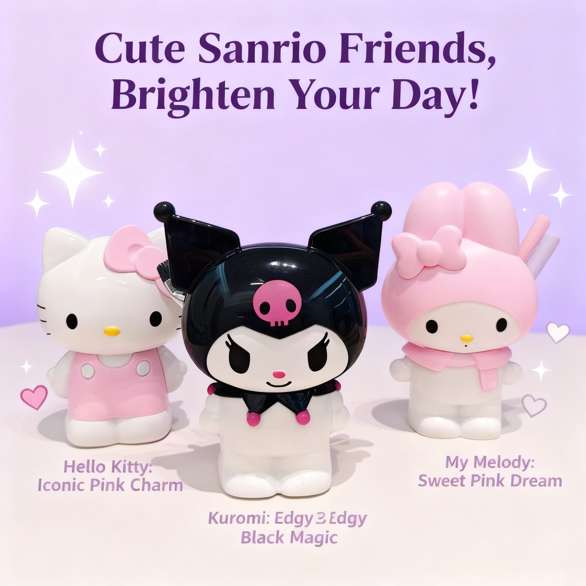 Sanrio Kuromi Hello Kitty Make - Pen Holder Organizer avis et prix