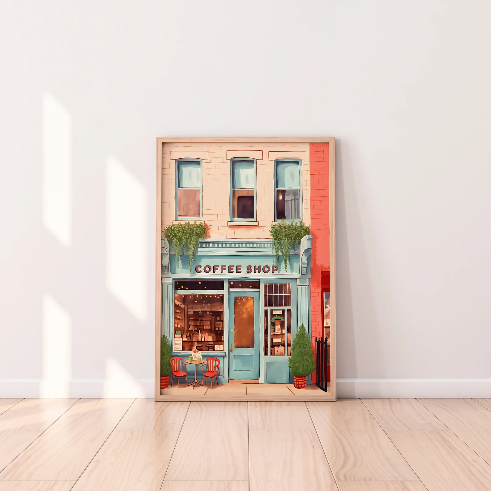 Watercolor New York Coffee Sho - Home Office York avis et prix