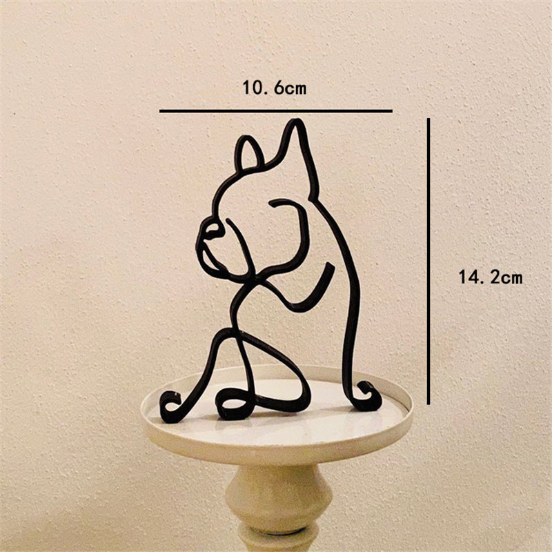 Dog Art Sculpture Metal Dog Ab - Home Office Freelancer avis et prix