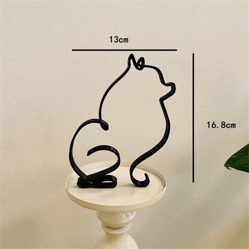 Dog Art Sculpture Metal Dog Ab - Home Office Freelancer avis et prix