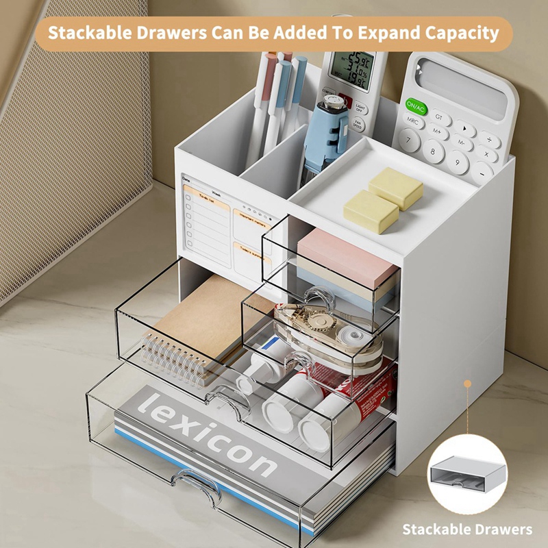 Desk Organizer with 3 Drawer,M - Pen Holder Organizer avis et prix