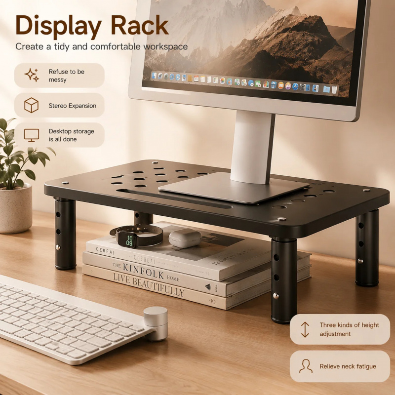 Height Adjustable Monitor Stan - Monitor Riser Stand avis et prix