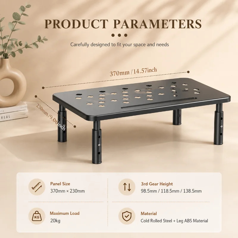 Height Adjustable Monitor Stan - Monitor Riser Stand avis et prix