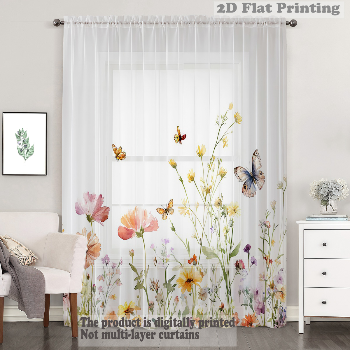 Butterfly Theme One-Piece Semi - Home Office Rate avis et prix