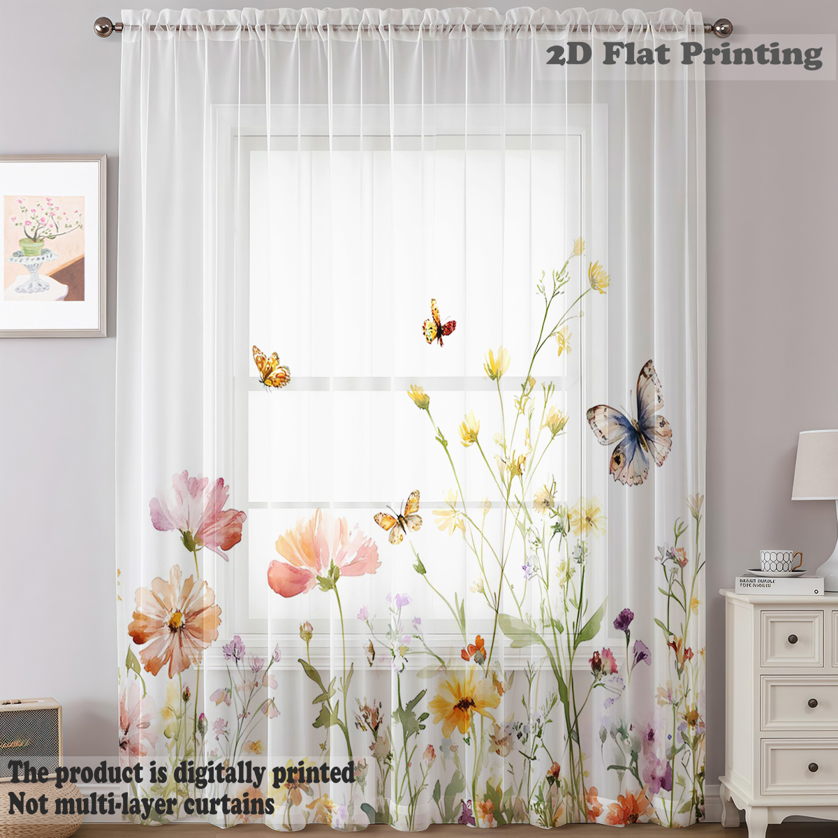 Butterfly Theme One-Piece Semi - Home Office Rate avis et prix