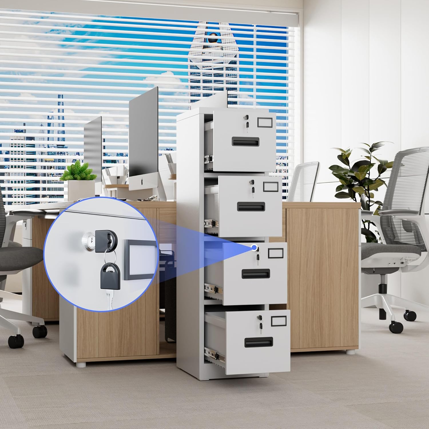 Metal Vertical File Storage Ca - File Cabinet Drawer avis et prix