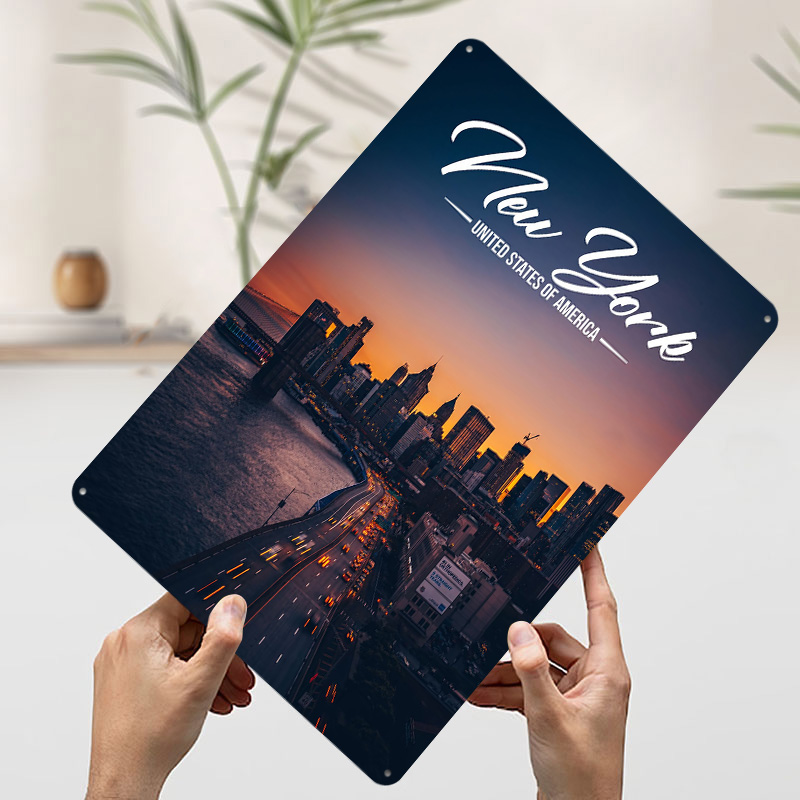 New York Printed Poster Custom - Home Office York avis et prix