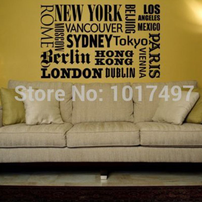 New York London Paris Quote wa - Home Office York avis et prix