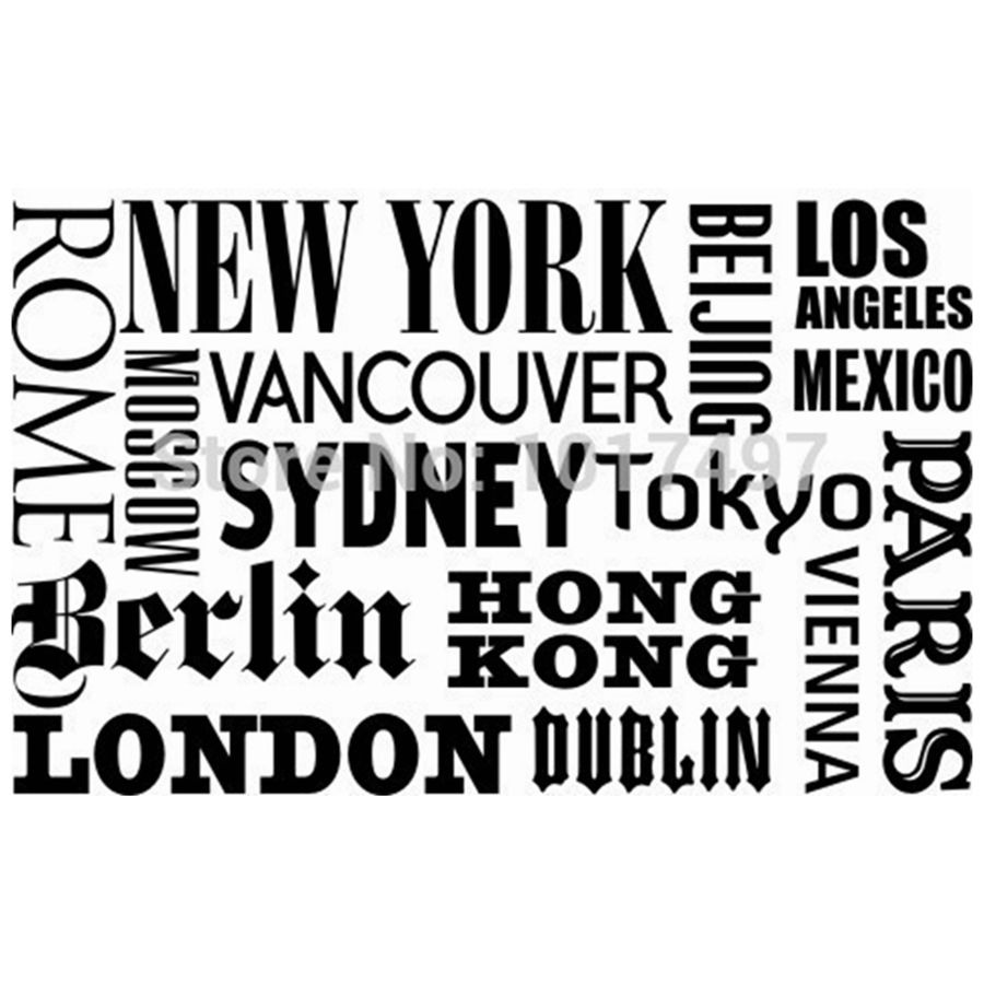New York London Paris Quote wa - Home Office York avis et prix