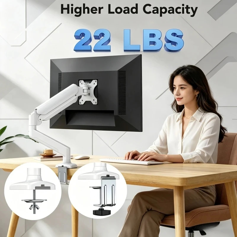 Single Monitor Desk Mount Arm– - Monitor Riser Stand avis et prix