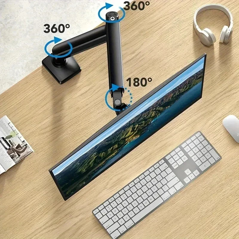 Single Monitor Desk Mount Arm– - Monitor Riser Stand avis et prix