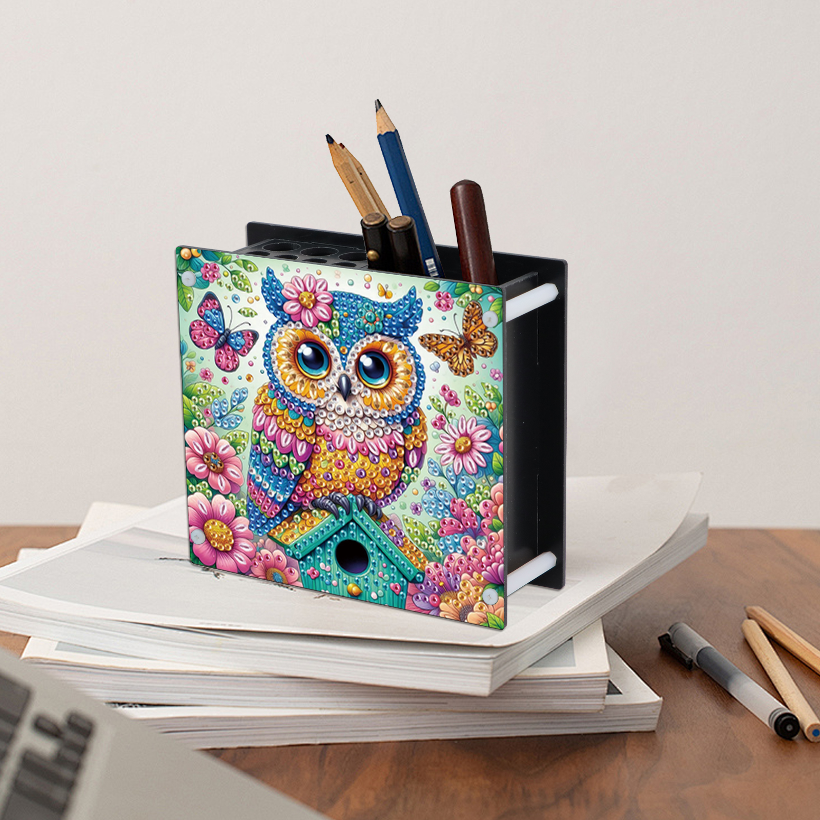 2Pcs Pen Holder Diamond Art Pa - Pen Holder Organizer avis et prix