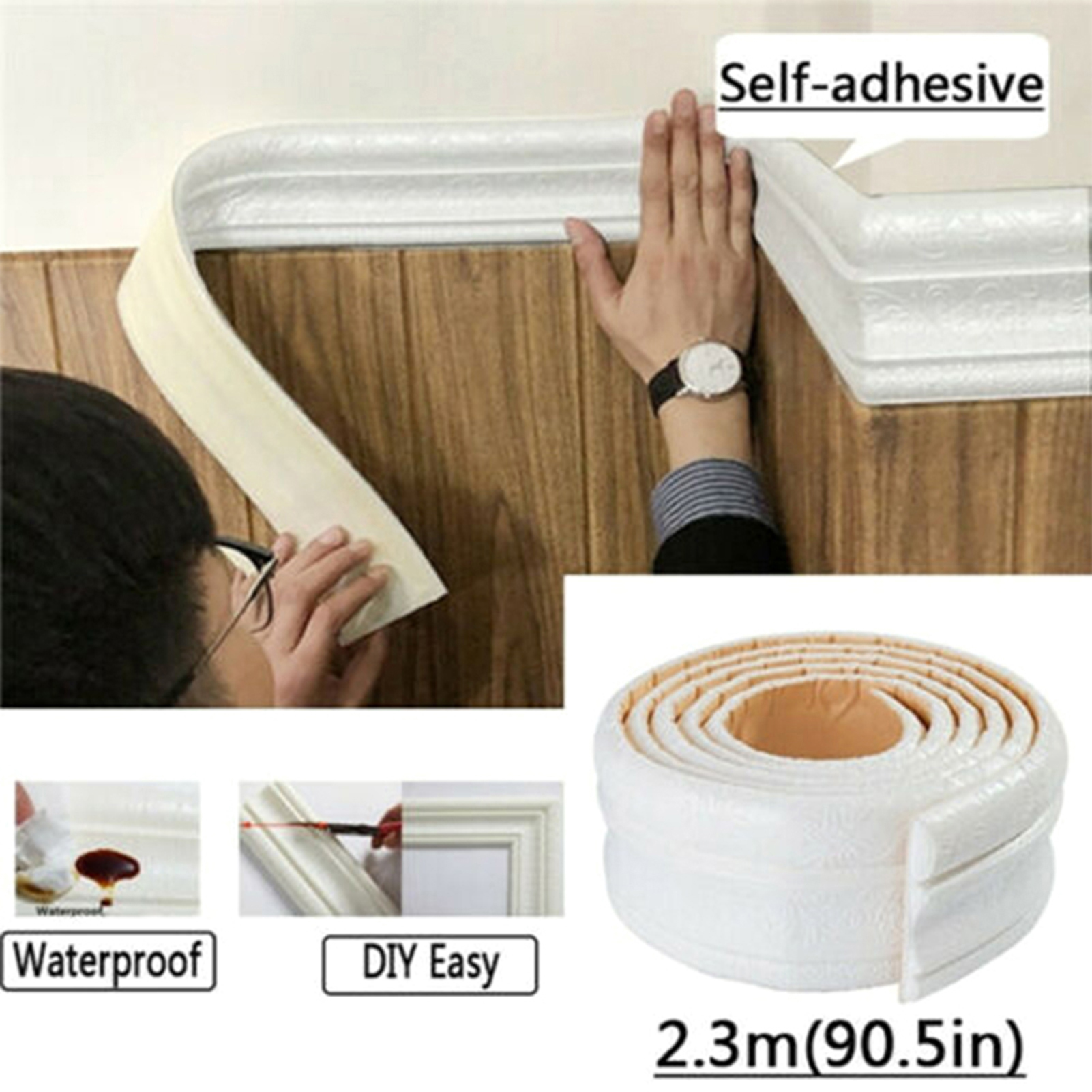 Wall Trim Line Skirting Border - Home Office Border Force avis et prix