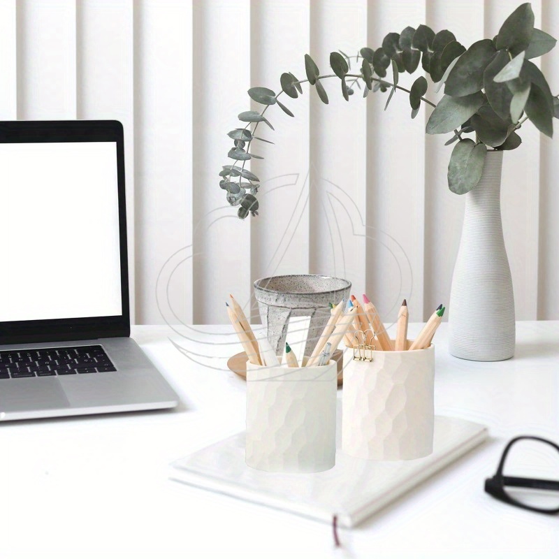 White Silicone Pen Holder Desk - Pen Holder Organizer avis et prix