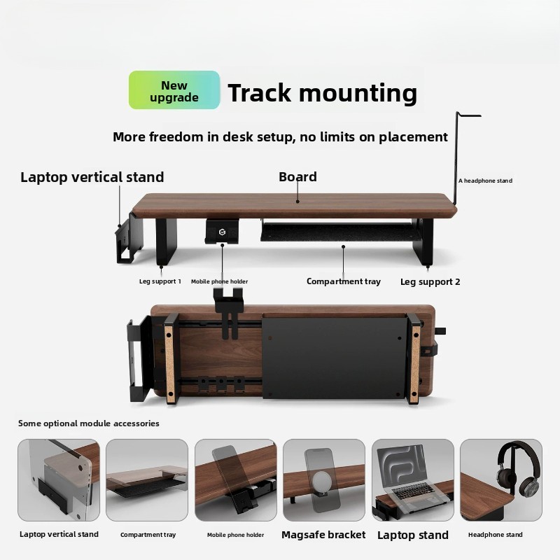 Hot Sale! Walnut Monitor Stand - Monitor Riser Stand avis et prix