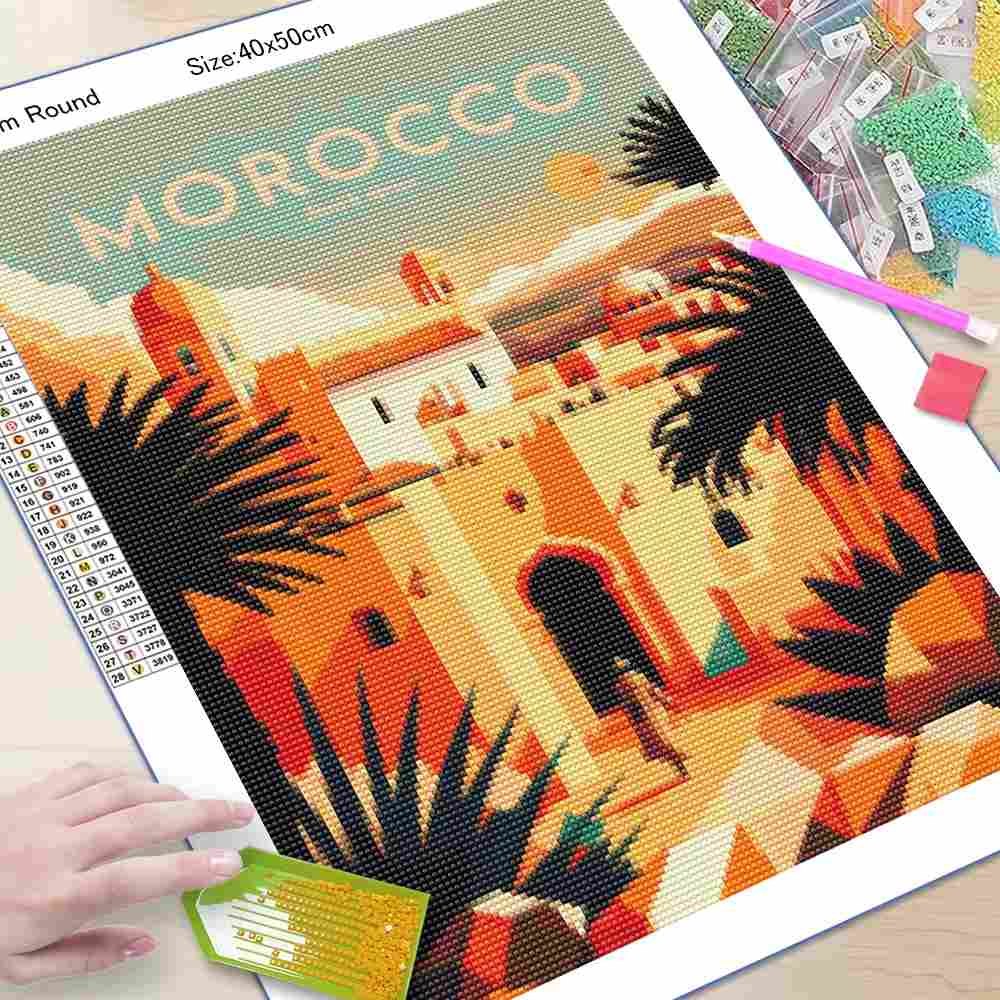 1pc Bali Diamond Art Print - S - Home Office Bali avis et prix