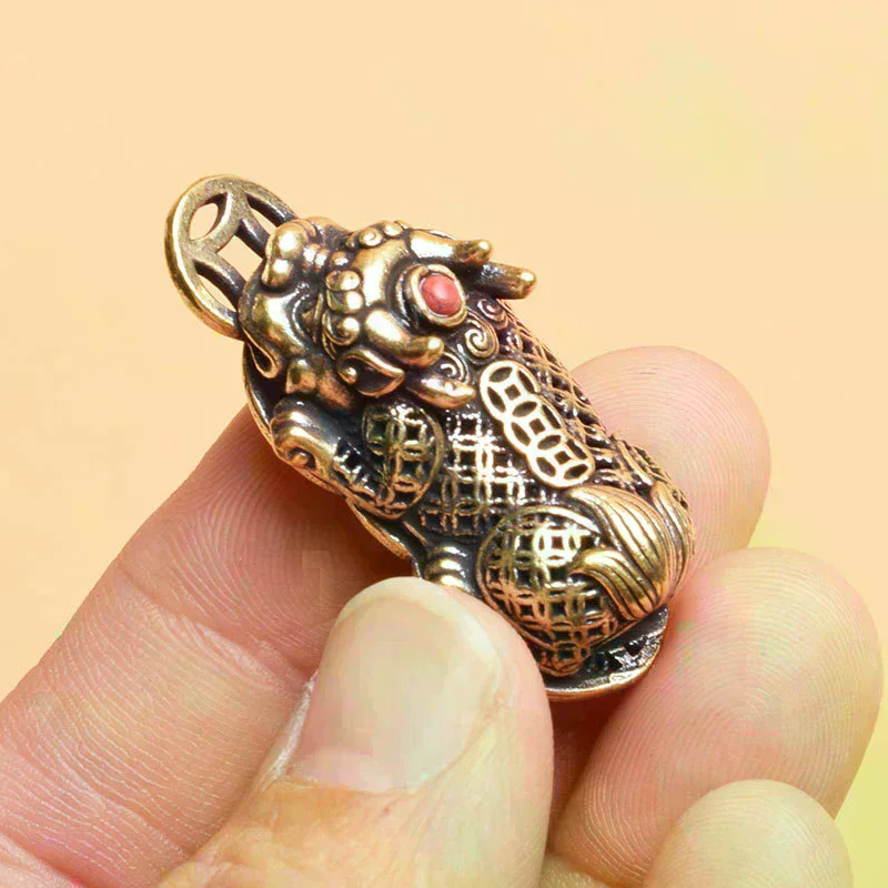 Brass Animal Pixiu Coin Charms - Home Office Freelancer avis et prix