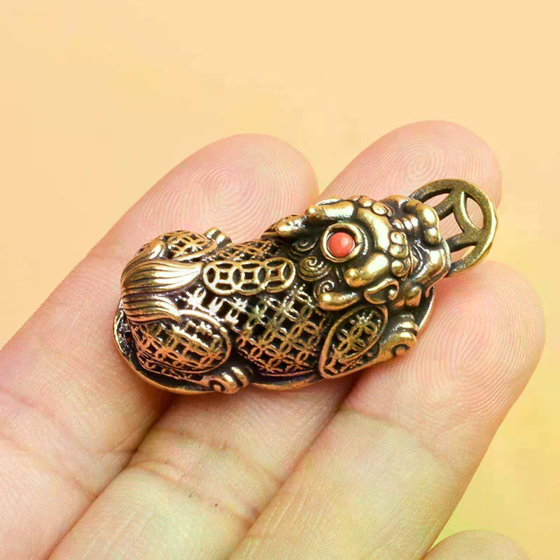 Brass Animal Pixiu Coin Charms - Home Office Freelancer avis et prix
