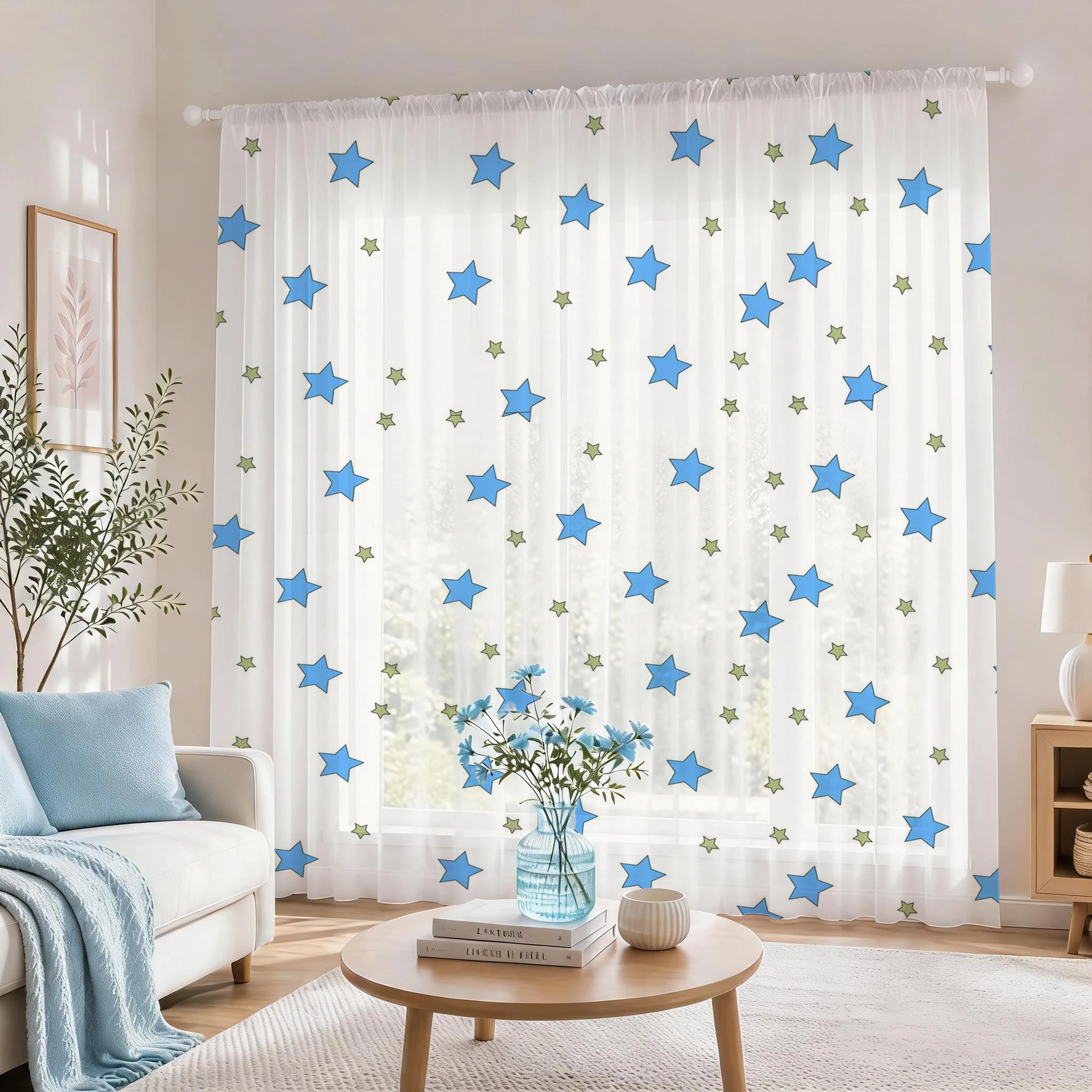 Blue Star Modern Gradient Shee - Home Office Rate avis et prix